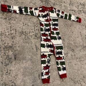 Lazy One Train Zip Pajamas – Size 18 Months